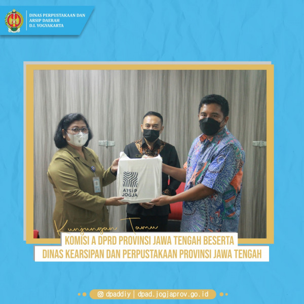 DPAD DIY menerima Kunjungan kerja Komisi A DPRD Provinsi Jawa Tengah 
